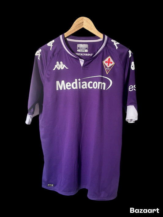 ACF Fiorentina 2020/2021 Home Football Shirt Extra Large - Fits Medium - KOMBATPRO Spec